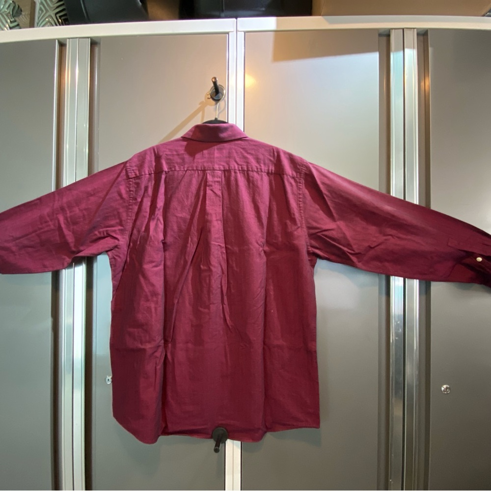 Michael Kira burgundy dress shirt - Picture 4 of 7